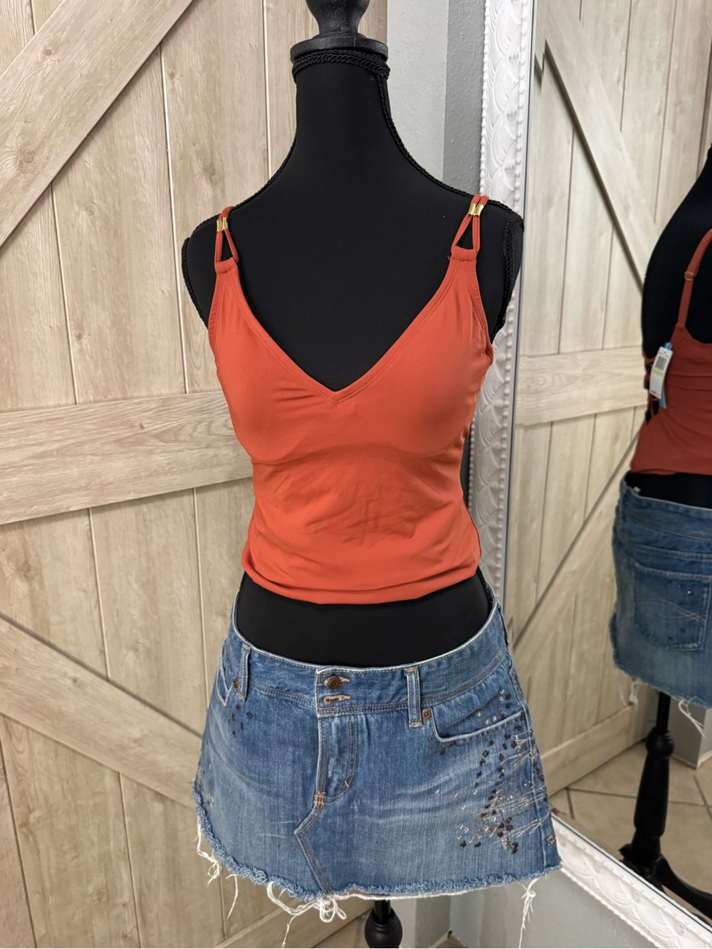 BLEU ROD BEATTIE V-neck Tankini Cami Top - size 4